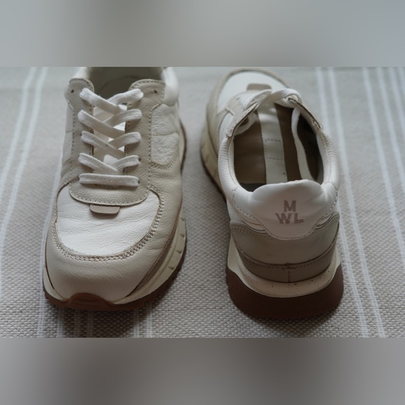 Madewell Kickoff Trainer Women’s Sneakers in Neutral Colorblock Leather - size 6 - Picture 9 of 10